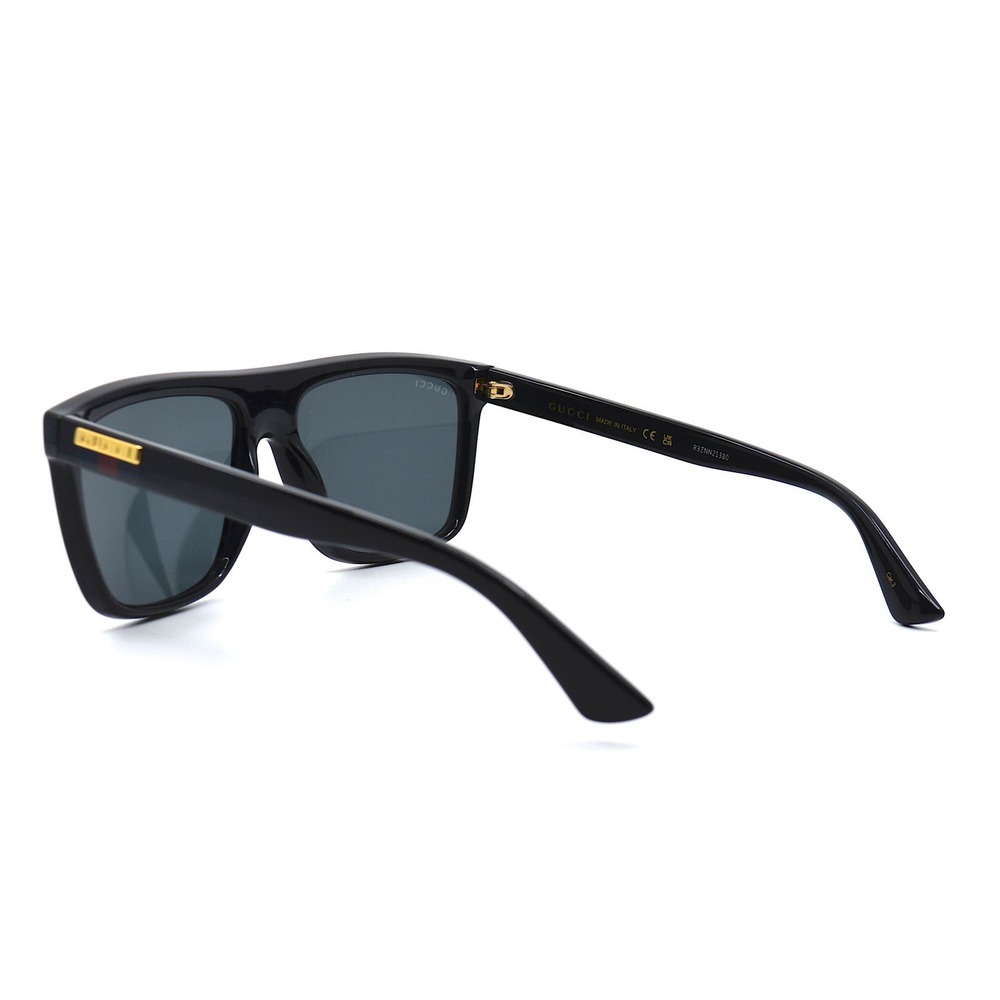 Gucci GG0748S Black Grey Sunglasses | Authentic | New w/ Case | 59-17-145 - Picture 6 of 13